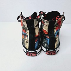 Superman Flying Converse All Star Chuck Taylor Youth Unisex Size 2 All Over Prin