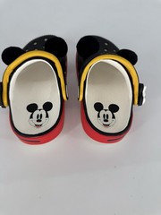 Crocs Disney Mickey Mouse Kids Clogs Black/Red/Yellow Slip On US 7 Unisex