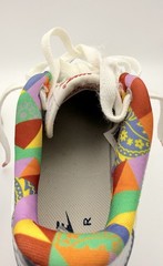 Nike Air Force 1 White Multicolor Leather Kids Sneakers 5Y FN8912-111