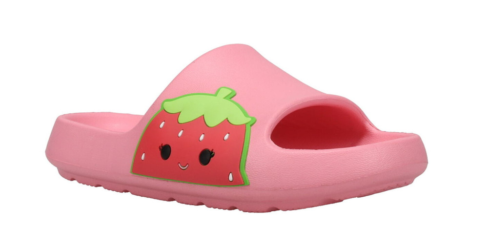 SQUISHMALLOWS Strawberry Sandals SLIPPERS Kids KELLYTOY Pink 13 1 2 3 4 5 Shoes