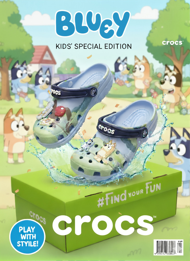 ✅Original Bluey Crocs for Kids | Fun & Safe Children’s Shoes 🏖️☀️👟🎁