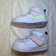 TD Nike Jordan Flight 45 High Kids White Pink Toddler CI5763-176 NEW Size 10c