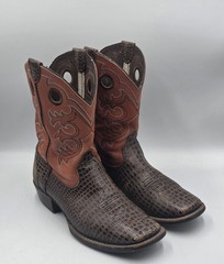 Ariat Western Cowboy Boots Brown Leather Youth 5 Womens 6.5 Style 10006726