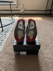 2012 Air Jordan 4 Retro Bred Size 5.5Y 408452