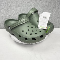 Crocs Classic Clog K Moss Green Kids Junior Size J6 206991-308 NEW