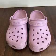 Crocs Unisex Kids Classic Clogs Pink Size J5 Junior Casual Shoes Boys Girls