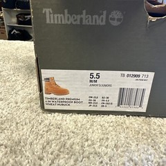 Timberland Kids‘ 6″ Premium Waterproof Casual Boots Wheat 5.5 Medium US