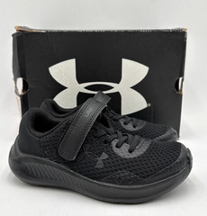 Under Armour BPS PURSUIT 3 AC Unisex Kids‘ NEW Running Shoes Black US Size 10.5K