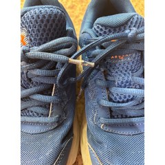 Under Armour Assert 10 Kids Running Shoes Blue Orange 3026182-401 Size 4Y