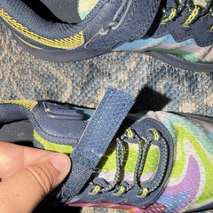 Merrell K22 Rainbow Multicolor Hook & Loop Sneakers US 5M EU 36 READ DESCRIPTION