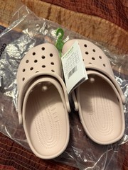 Crocs Classic Clog Kids Slip On Rubber Sandal Quartz color size junior 1