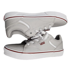 Vans Seldan Platform Sneakers Youth 4 Gray White Athletic Comfort Lace Up 721356