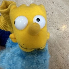 Kids BART Simpson Slipper Only One. Xl 11-12