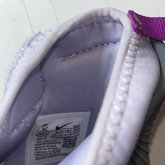 Nike Binzie Boot Waterproof Toddler 6C Smokey Grey & Lavender Elastic Easy On