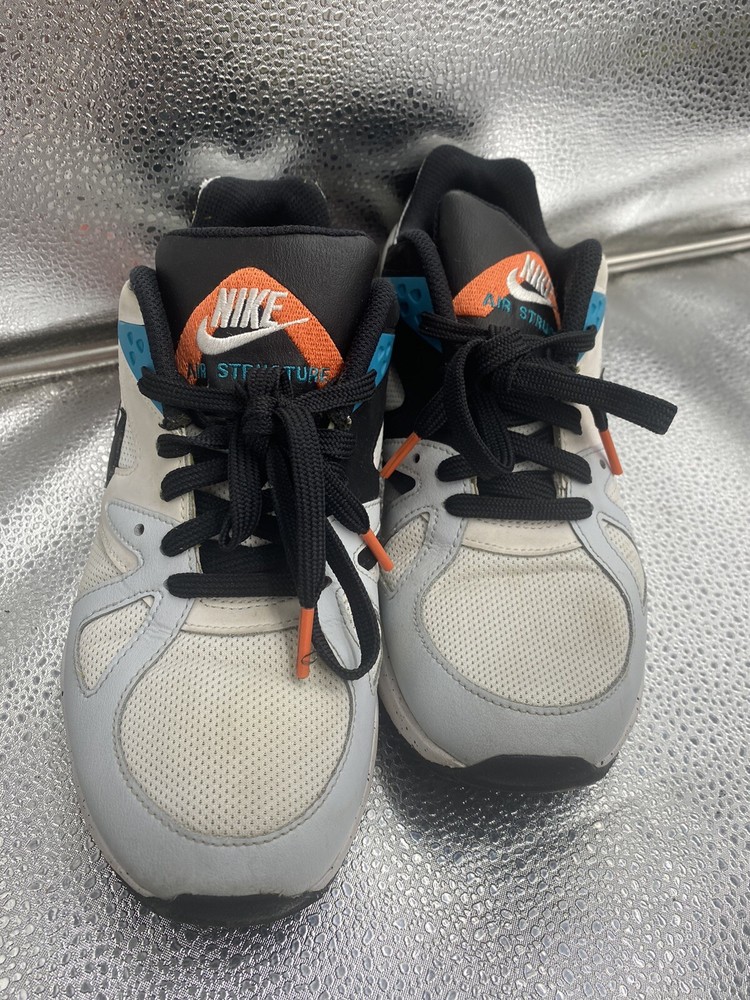 Nike Air Structure CW1646-005 GS Womens 6.5Y Youth Shoes 4 Orange White Teal