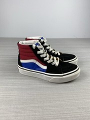 Vans Hi Black Blue Red Skater Punk 90’s Shoes Youth 12 US High Top Sneaker