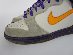 Nike Dunk High GS 308319-200 Beige Purple Yellow Black Shoes Sneakers Size 6.5Y