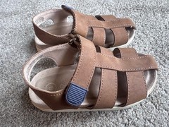 Cat & Jack Brown Tan Beige Strappy Sandals Unisex Kids Toddler Size 8
