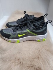 Nike Renew Lucent Size 5Y / W 7Running Shoes Black Volt CD6906-004 React