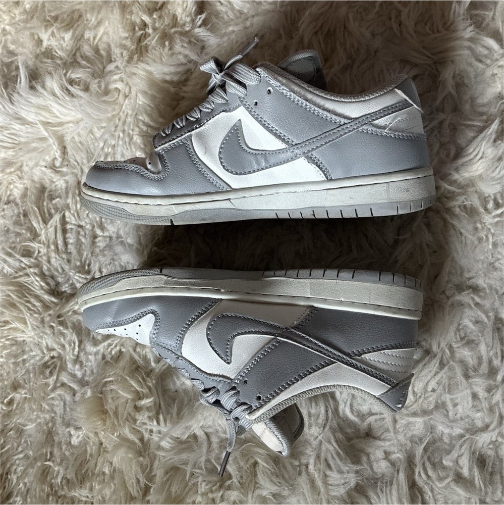 Nike Dunk Low GS Low Top Leather Gray/White Colorblock Women’s 6.5 CZ6501-101