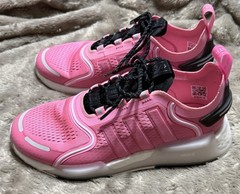 Adidas NMD V3 Beam Pink White Boost Knitted Sneakers AGY4288 Jr Size 7, Womens 8