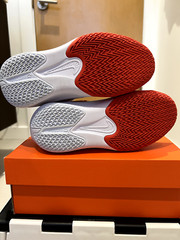 Nike Air Zoom G.T. Cut 3 Summit White/Picante Red (FD7033 101) Size 2Y GS