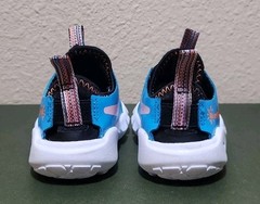 Nike Flex Runner 2 Little Kids Pull On Shoes Blue Orange Preschool- Size 5C