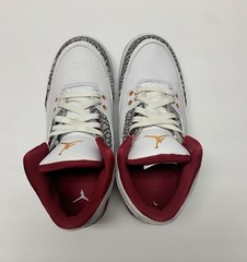 Nike Air Jordan Retro 3 Dunks Cardinal Red w/ Grey Elephant Overlays W7 Y6