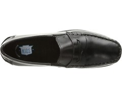 Florsheim Z1943* Jasper Driver Jr. Loafer Black Leather Unisex Kid’s Size 5M