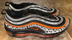 Nike Air Max 97 Safari Black Reflective Orange Men 7Y or Women’s 8.5 DX3088-001
