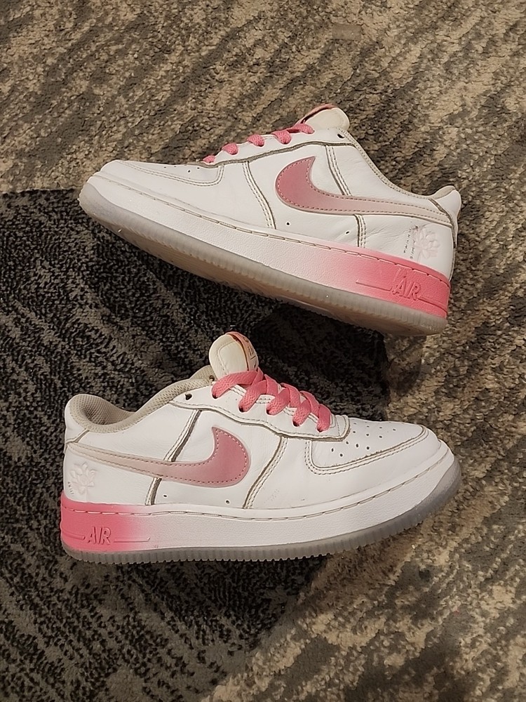 Nike Air Force 1 ’07 San Francisco Pack „Lotus Flower“ Size 4Y / 5.5 Womens