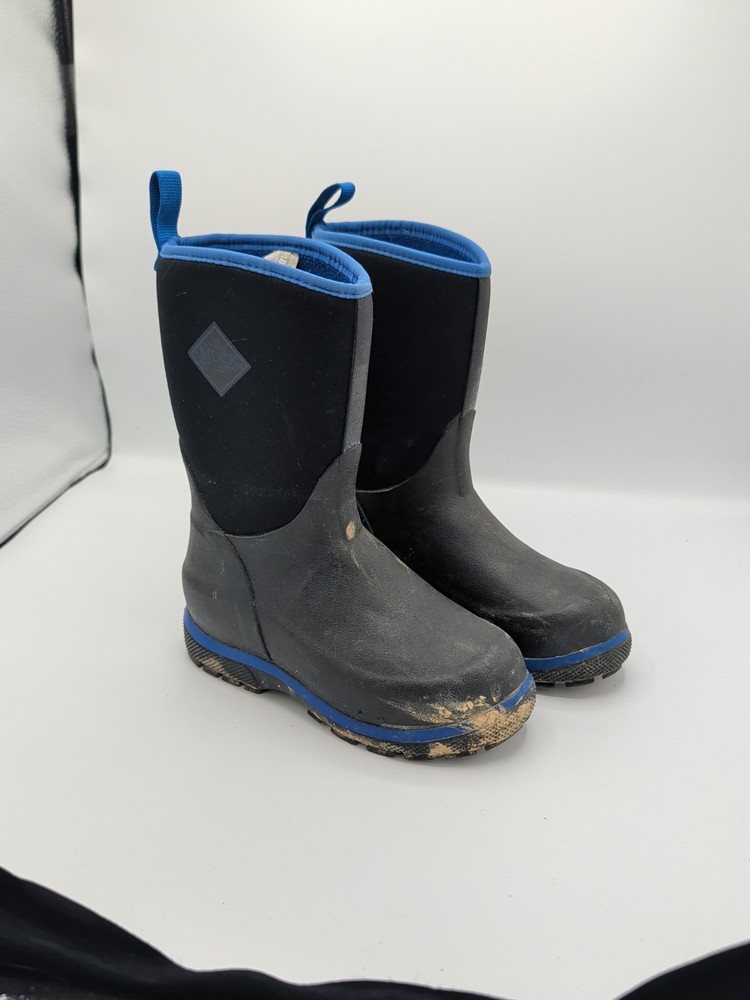 Muck Boot Company Unisex Kids 13 Element Waterproof Insulated Boot Black/Blue
