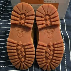 Timberland Premium 6 IN Waterproof Boot Wheat Nubuck Kids 10C TB112809713
