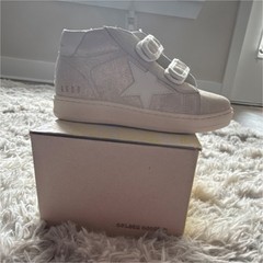 Golden Goose June Ballstar Sole Kids Sand/White Sneakers EU 27