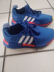 Adidas NMD R1J Boost Bold Blue Youth 5 Wmns 7