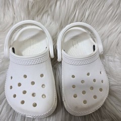 Crocs Classic Clogs Children Toddler Size C 5 White