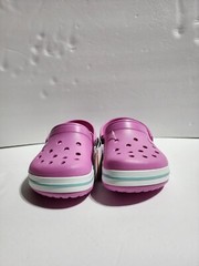 New Kids Crocs Crocband Clog Sandals Platform K Party Pink 207006 6SW Size J3