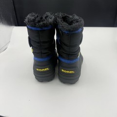 Sorel Black Kids Commander 100% Waterproof Winter Boots
