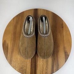 Big Kids Ugg Tasman II Chestnut Shearling Lined Comfort Slippers Size 6 Y GUC