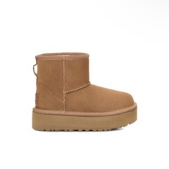 UGG Kids Classic Mini Platform in Chestnut 1143700K-CHE