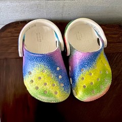Crocs Classic Solarized Multicolor Toddler Clog Size C4 Tie Dye