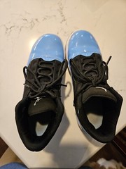Nike Air Jordan Max Aura 2 Black University Blue (GS) Size 6.5Y Great Cond.