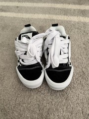 NWOT Vans Knu Skool Retro Chunky Checkerboard Shoe Kids
