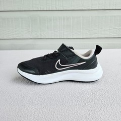 Nike Star Runner 3 Hook & Loop Sneaker SZ 11C Black Pink Athletic DA2777-002