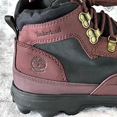 New No Box Timberland Converge Shell Toe Boot Burgundy Nubuck Youth Big Kids 4.0