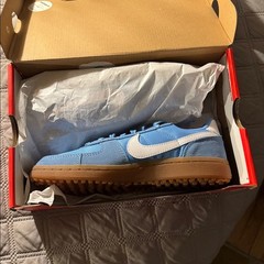 Nike Field General Light Blue Sneakers with White Logo 5.5 Y