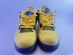 Jordan Air Jordan 4 Retro GS ‚Lightning‘ Yellow Black Unisex Kids Sneakers 6Y