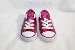 Converse ALL STAR Shoes Pink Sparkle US Size Child 5 style# 764691C