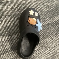 Unisex Kids Black Clog Slip-On Shoes w/ Adjustable Heel Strap US Size 6