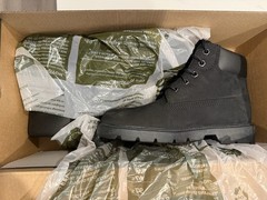 Timberland Classic Waterproof Nubuck Boot Black Youth Size 1 TB010710001